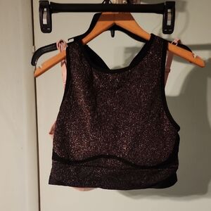 Victoria's Secret Glittery Black Tank Top